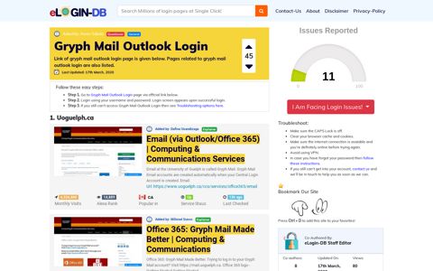 Gryph Mail Outlook Login