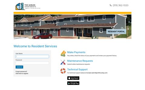 Login to The Gables Resident Services | The Gables
