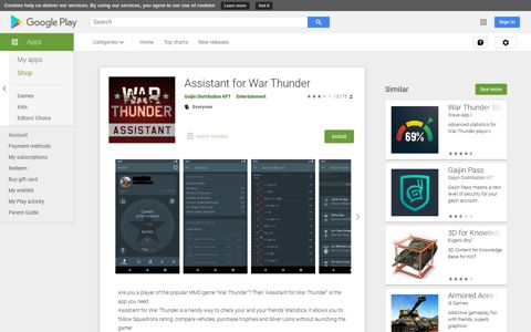 Assistant for War Thunder - Apps on Google Play