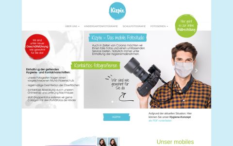 Kizpix: Mobiles Fotostudio für Kinder- & Schulfotografie