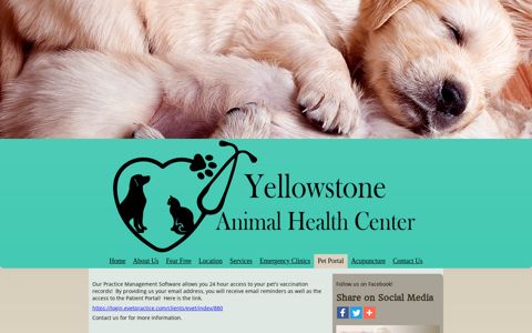Pet Portal - Yellowstone Animal Health Center - Dr. Marcy