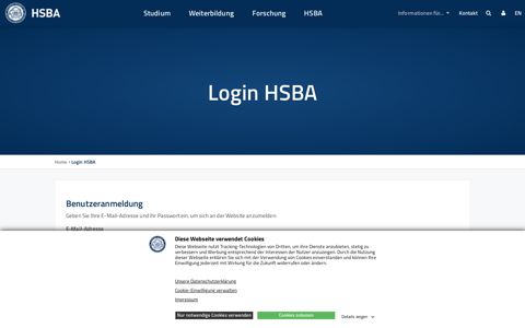 Login HSBA | HSBA