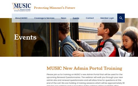 MUSIC New Admin Portal Training • Missouri United School ...