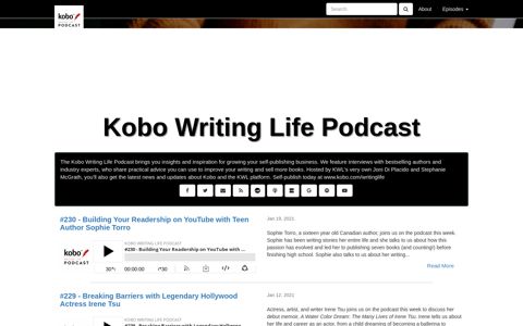 Kobo Writing Life Podcast