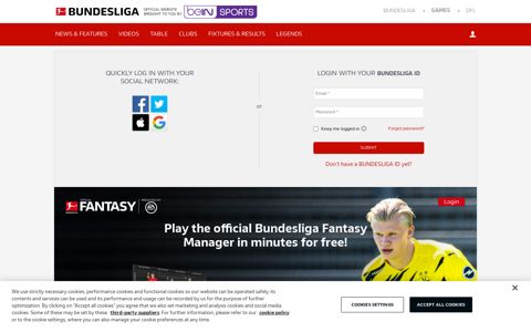 Login - Fantasy Bundesliga