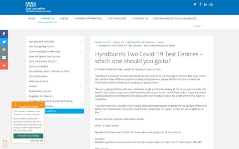 Hyndburn's Two Covid-19 Test Centres – which one should ...