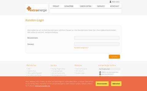 Kunden-Login - ExtraEnergie GmbH