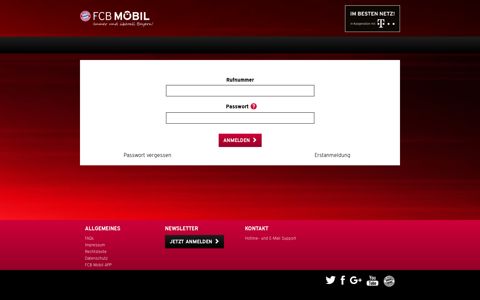 FCB Mobil Kundenportal