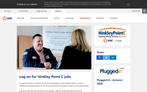 Log on for Hinkley Point C jobs - EDF Energy