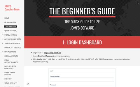 JOMFB : Complete Guide - STARTER GUIDE - Google Sites