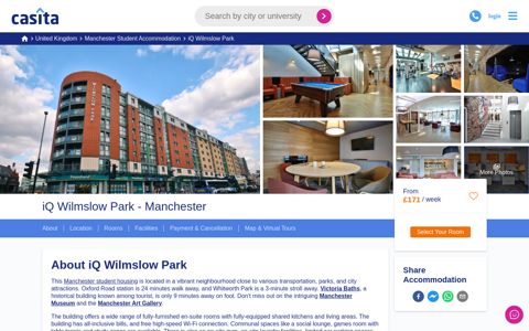 iQ Wilmslow Park, Manchester | Student Accommodation