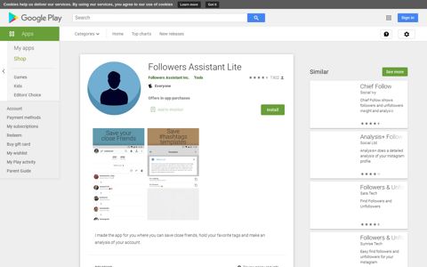 Followers Assistant Lite - Apps on Google Play
