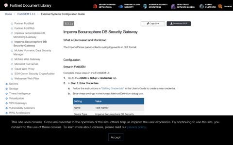 Imperva Securesphere DB Security Gateway - External ...