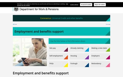 Employment and benefits support - Understanding Universal ...