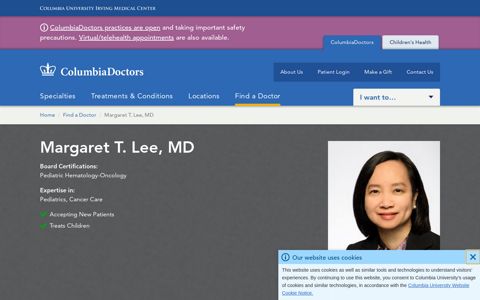 Margaret T. Lee, MD - Pediatric Hematology-Oncology ...