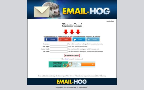 2020. Email-Hog. All Rights Reserved. - Email-Hog - Build ...