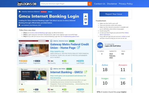 Gmcu Internet Banking Login - Logins-DB