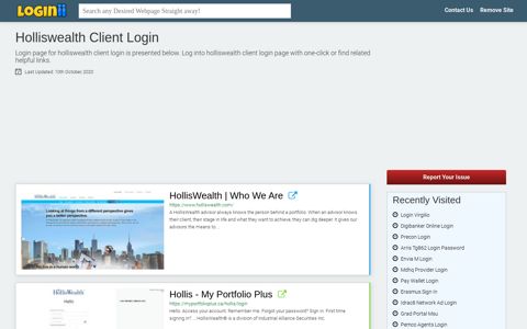 Holliswealth Client Login - Loginii.com