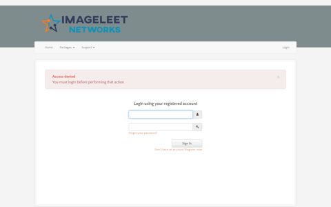 Login - Imageleet Networks