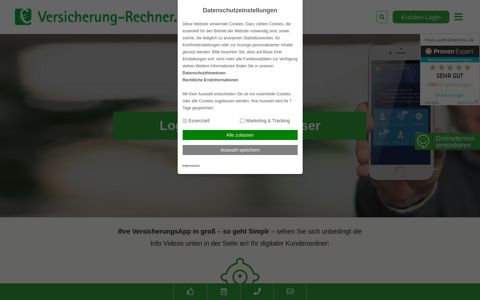 Kunden-Login - versicherung-rechner.de