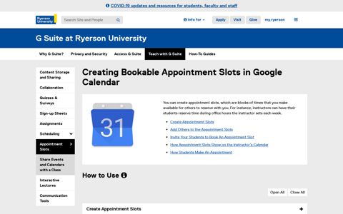Creating Bookable Appointment Slots in Google Calendar - G ...