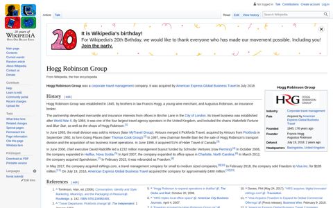 Hogg Robinson Group - Wikipedia