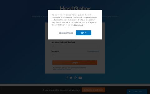 Login | HostGator - HostGator India