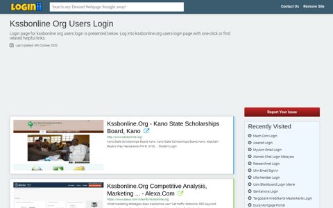 Kssbonline Org Users Login - Loginii.com
