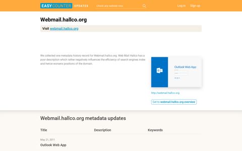 Web Mail Hallco (Webmail.hallco.org) - Outlook Web App