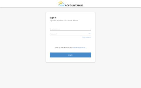 Login - Ever Accountable
