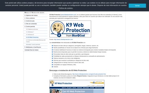 4.3 K9 Web Protection - Gobierno de Canarias