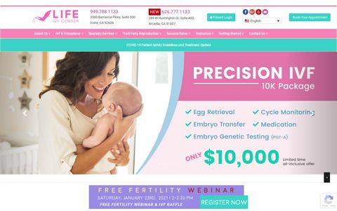 Life IVF Center : IVF Treatment, Process and Fertility Specialist