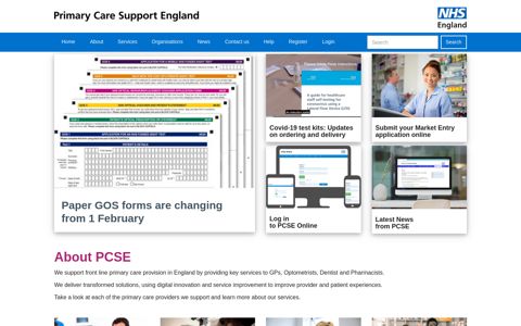 Primary Care Support England - NHS England