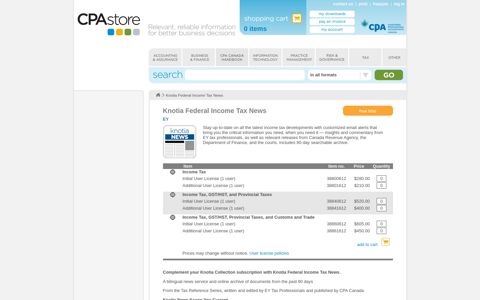 Knotia Federal Income Tax News - Internet News Service - EY ...