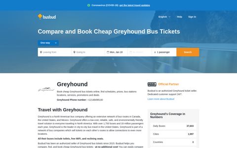Greyhound - Book Official Greyhound Bus Tickets | Busbud