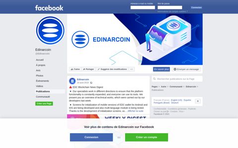 Edinarcoin - Posts | Facebook