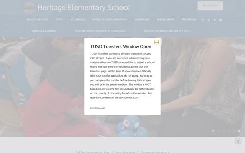 Heritage Elementary - Tustin Unified School District