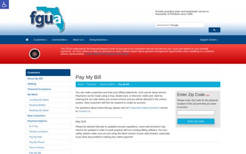 Pay My Bill | FGUA