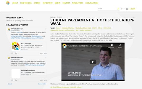 Student Parliament at Hochschule Rhein-Waal – NUCLEUS