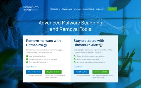 HitmanPro Malware Removal and Exploit Prevention in Real ...