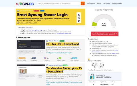 Ernst &Young Steuer Login - штыефпкфь login 0 Views