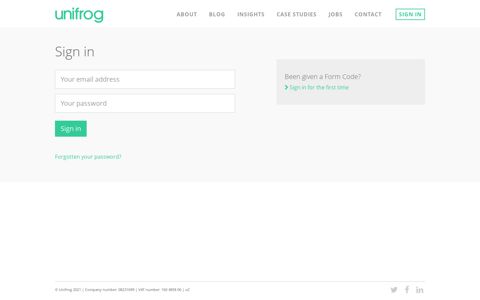 Sign In - Unifrog