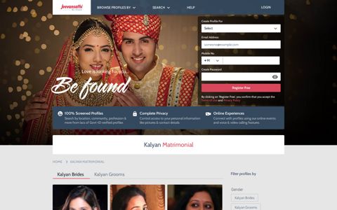 Kalyan Matrimonial - Matrimonial - Kalyan Marriage