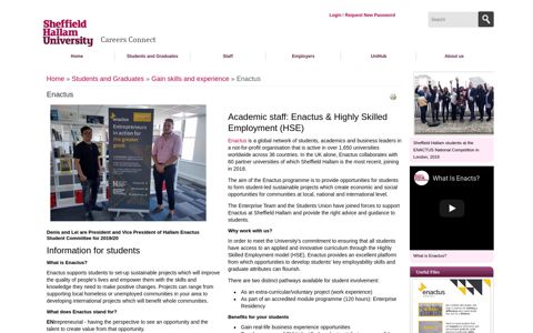 Enactus | Careers Connect