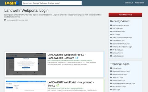 Landwehr Webportal Login - Loginii.com