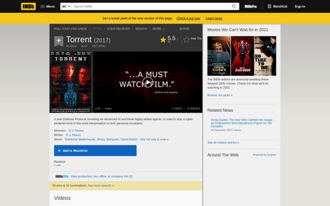 Torrent (2017) - IMDb