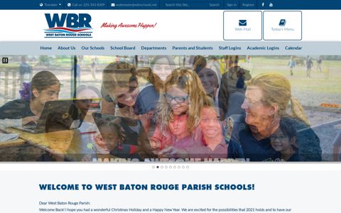WEST BATON ROUGE PARISH SCHOOL BOARD / Homepage