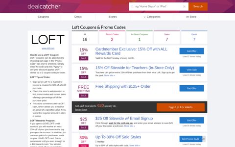 Loft | 50% Off Loft Coupons | 2020 Coupon Code - DealCatcher