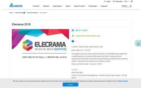 Elecrama 2018 - DeltaPSU