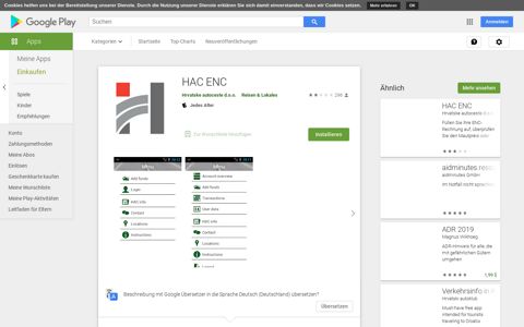 HAC ENC – Apps bei Google Play